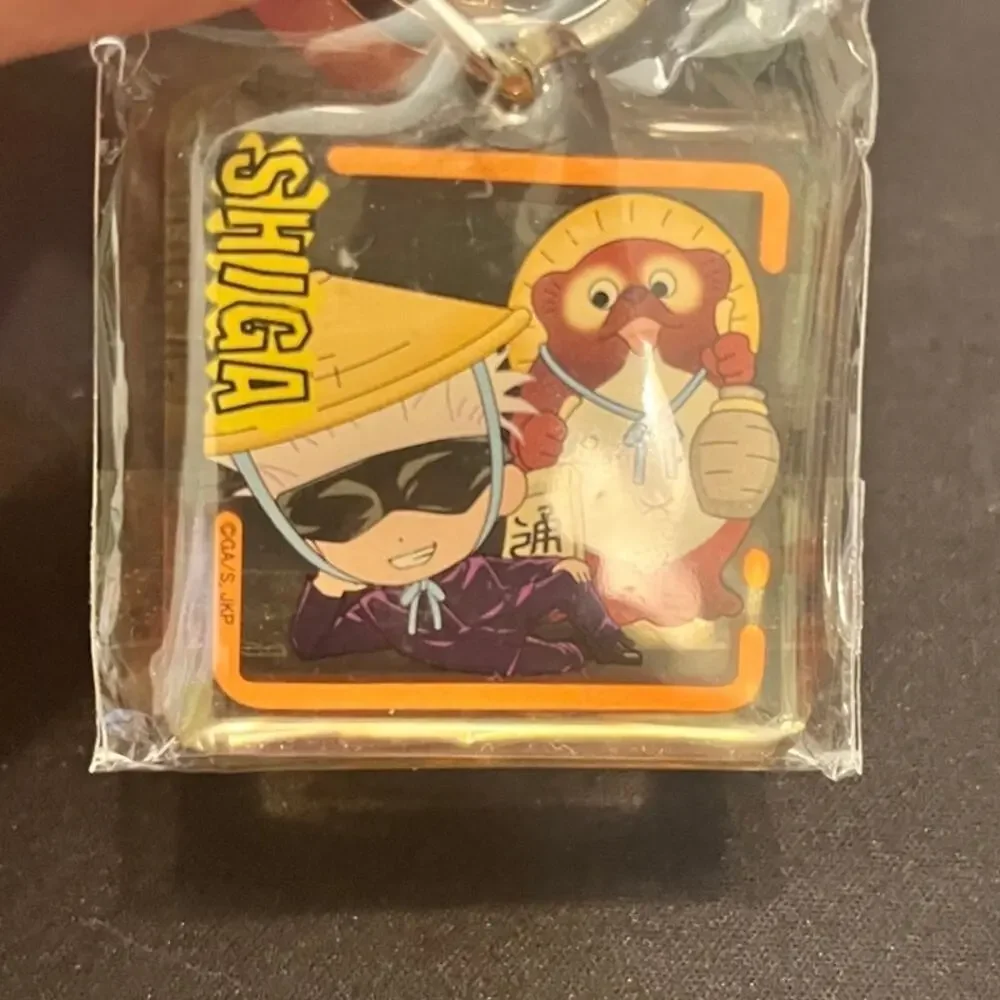 Jujutsu Kaisen Satoru Gojo Shigaraki Tanuki Raccoon Dog Keychain Limited Edition